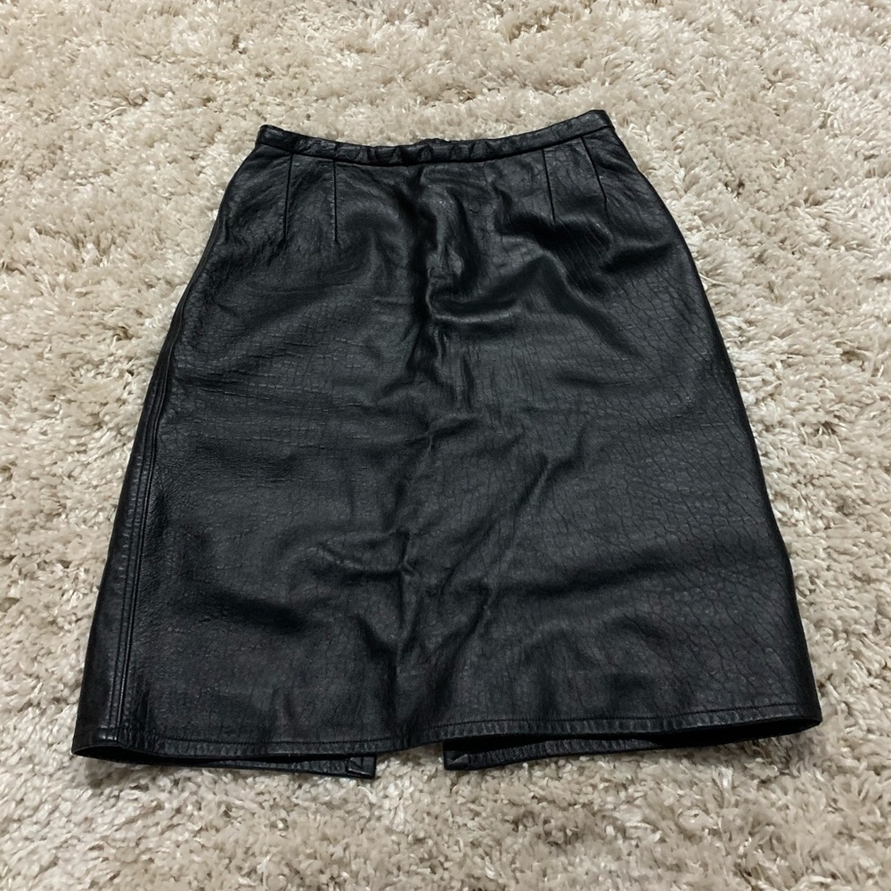 Vintage Pleather Skirt